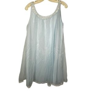 Vintage Lorraine‎ Lingerie Blue Nightgown